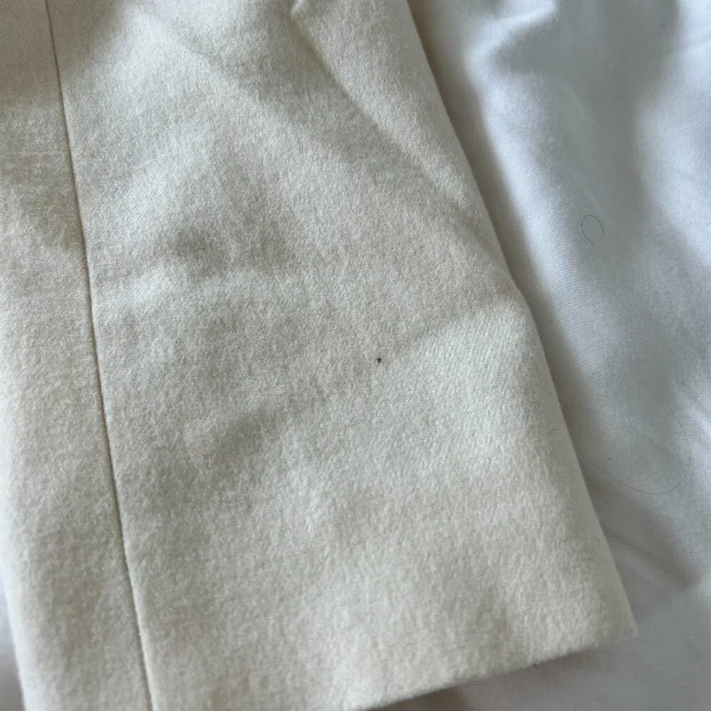 Vintage Pendleton 100% Virgin Wool Blazer - Winter White - Picture 12 of 16